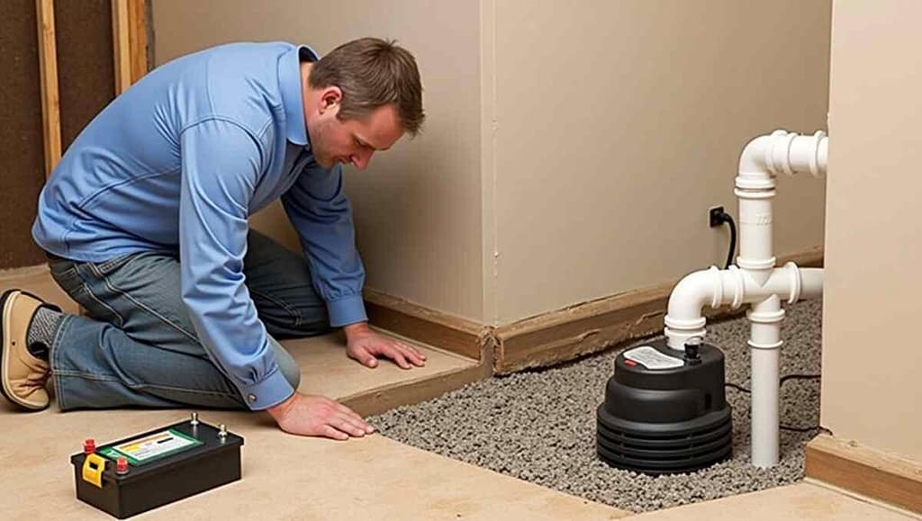 Long-term basement waterproofing with DIY sump pump installation - flood prevention under $600