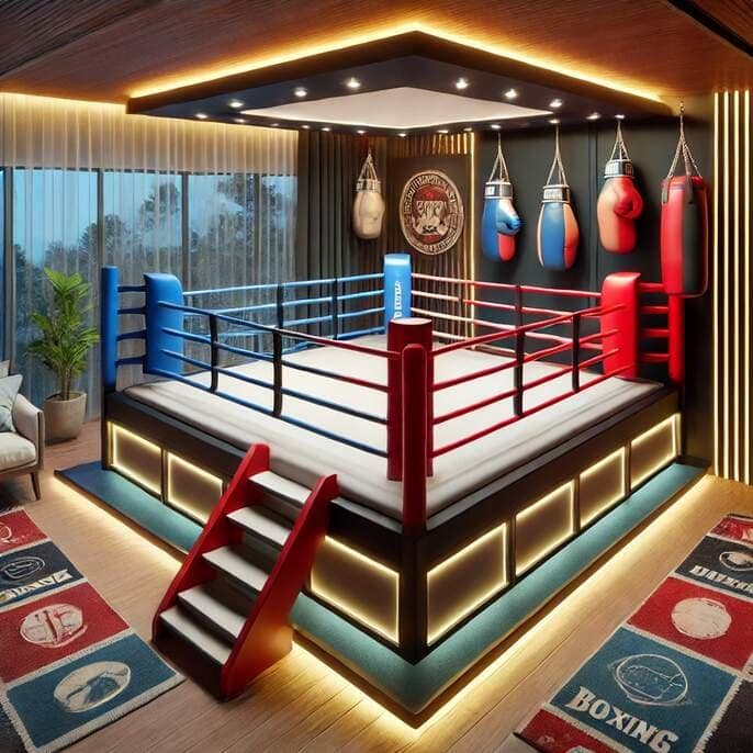 Sporty Beds Inspired by Boxing Rings
