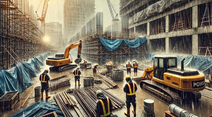 Do Construction Workers Work in the Rain? Construction Workers
